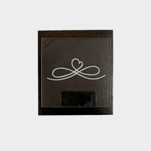 Heart infinity Stamp, Size - 3 inches~