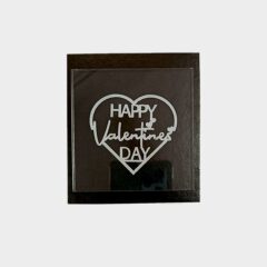 Happy Valentine’s Day Stamp, Size – 3 inches~