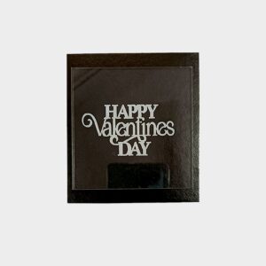 Happy Valentine's Day Stamp, Size - 3 inches~