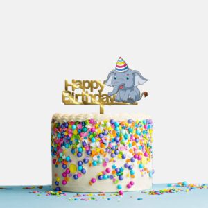 Happy Birthday Acrylic Cake Topper Disney Dumbo, Size - Medium