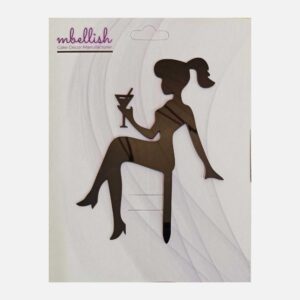 Women Arcrylic Cake Topper, Size - Medium