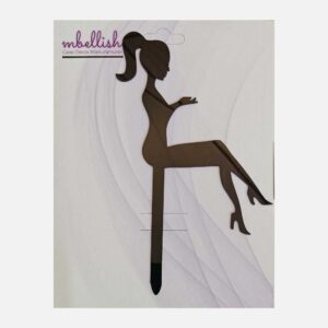 Women Arcrylic Cake Topper, Size - Medium
