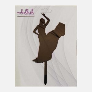 Women Arcrylic Cake Topper, Size - Medium