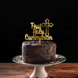 First Holy Communion Acrylic Cake Topper, Size - Medium