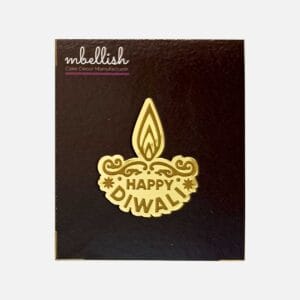 Happy Diwali Coins Charms, Size - 2 inches ~ , pack of 5 pcs